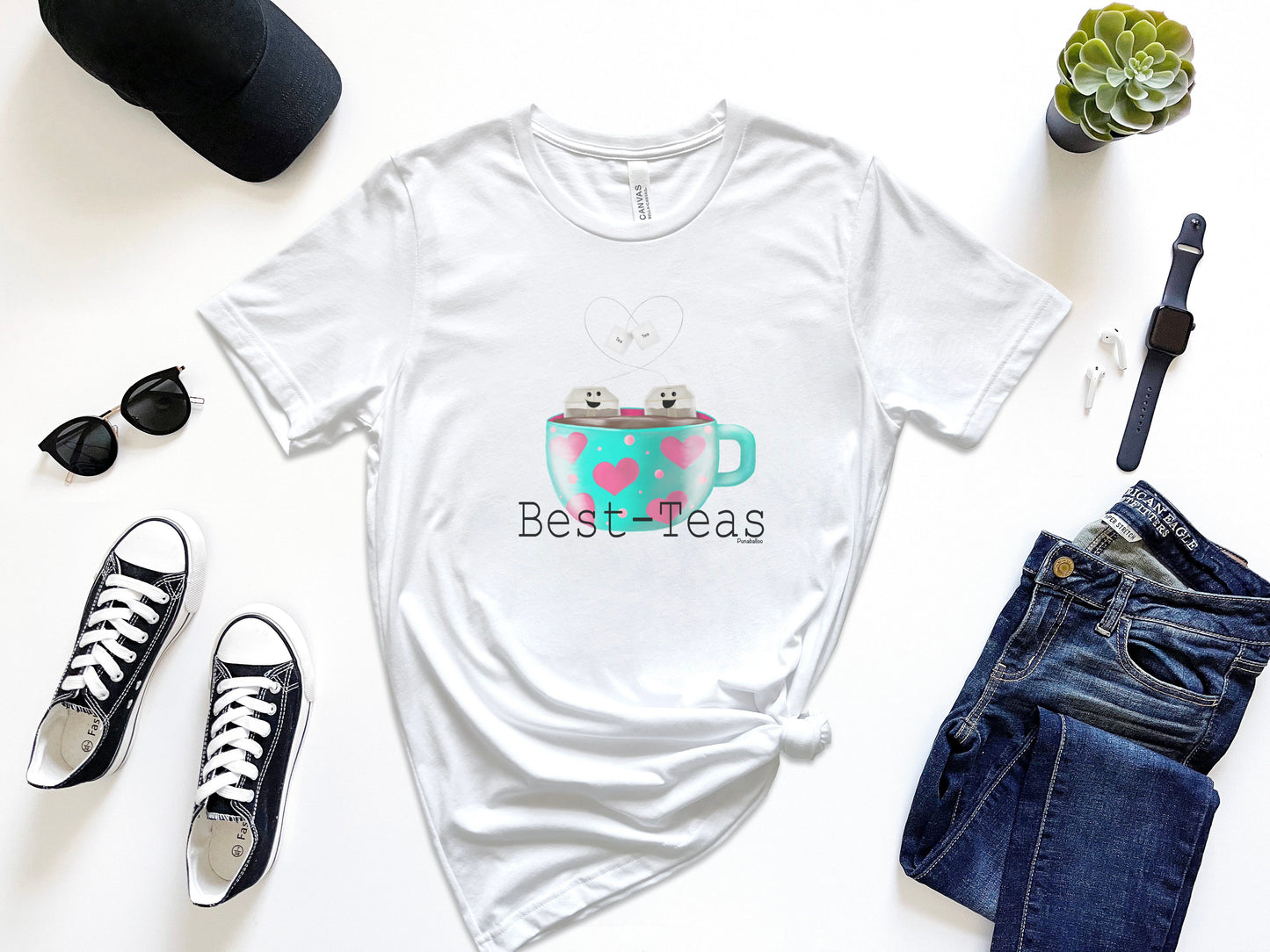 Best-Teas Adult Unisex T-Shirt - Punaballoo