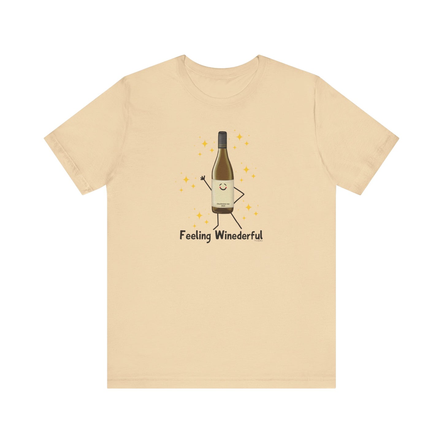 Feeling Winederful Adult Unisex Wine Pun T-Shirt - Punaballoo