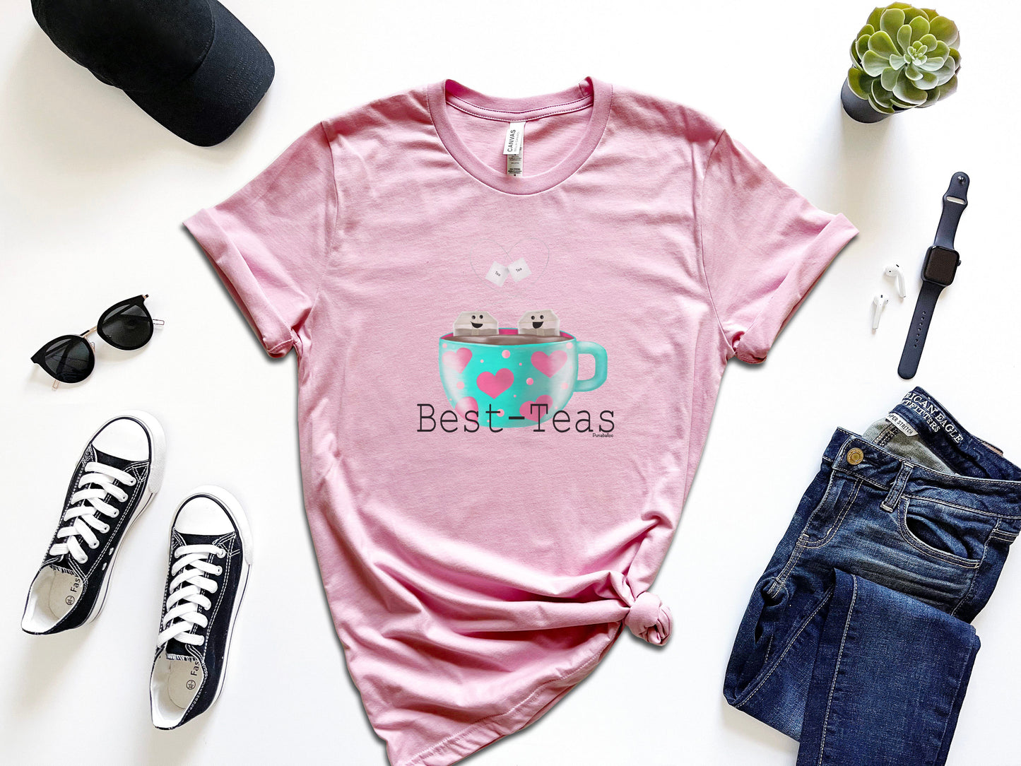 Best-Teas Adult Unisex T-Shirt - Punaballoo