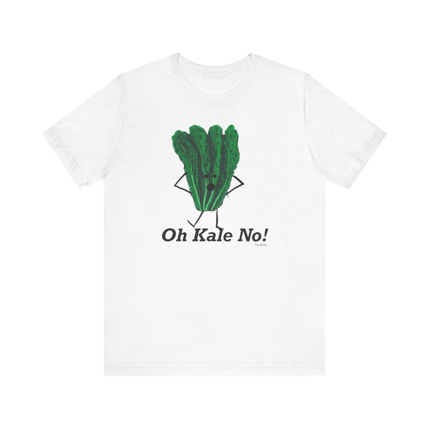 Oh Kale No Adult Unisex Kale Pun T-Shirt - Punaballoo