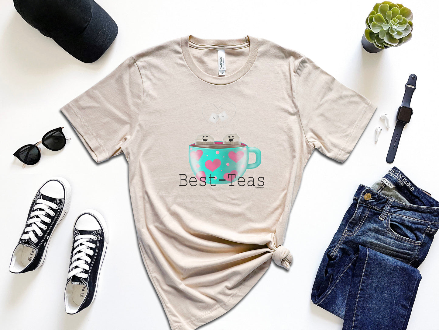 Best-Teas Adult Unisex T-Shirt - Punaballoo