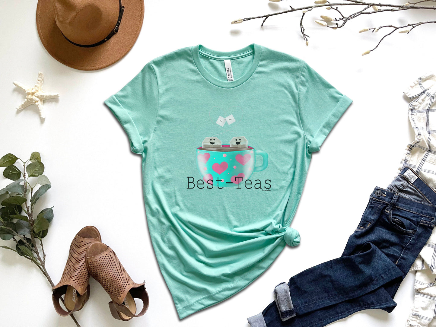 Best-Teas Adult Unisex T-Shirt - Punaballoo