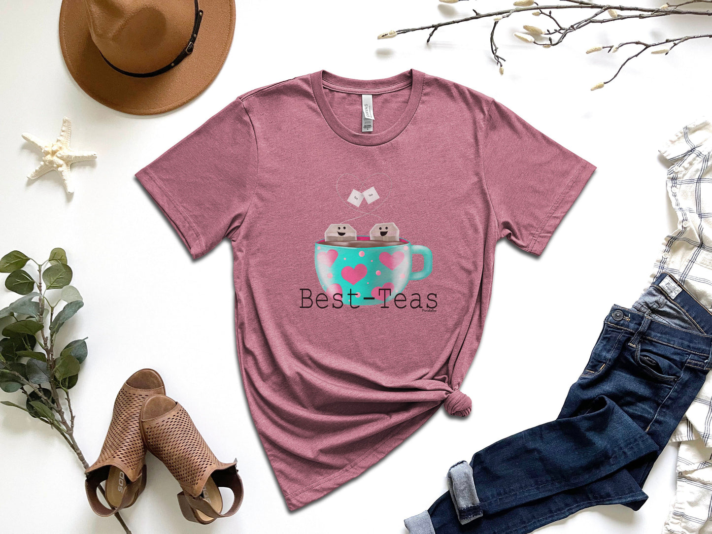 Best-Teas Adult Unisex T-Shirt - Punaballoo