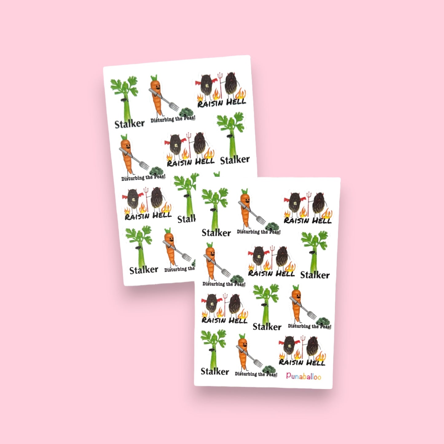 4"x6" Troublemaker Pun Sticker Pack - Punaballoo