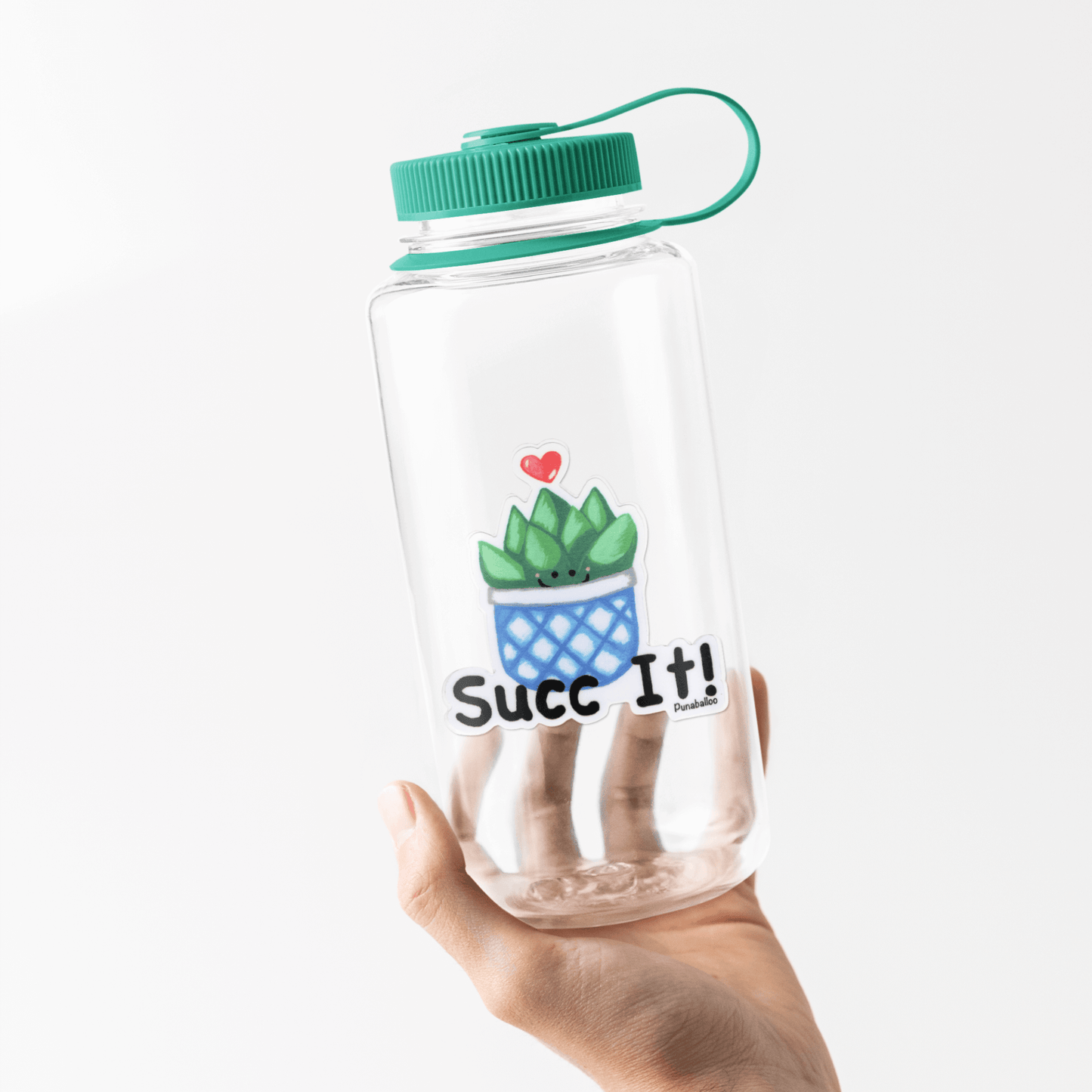Succ It Sticker – Funny Succulent Pun Vinyl Decal (3) – Waterproof Plant Lover Gift