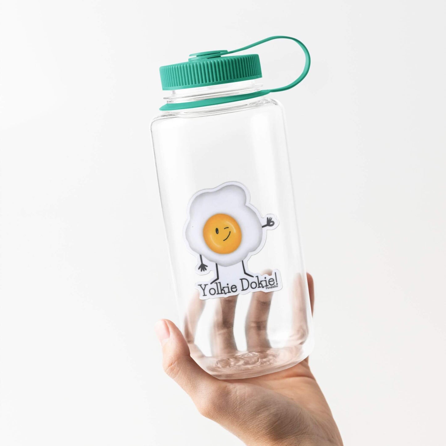 Yolkie Dokie – 3" Waterproof Egg Pun Sticker