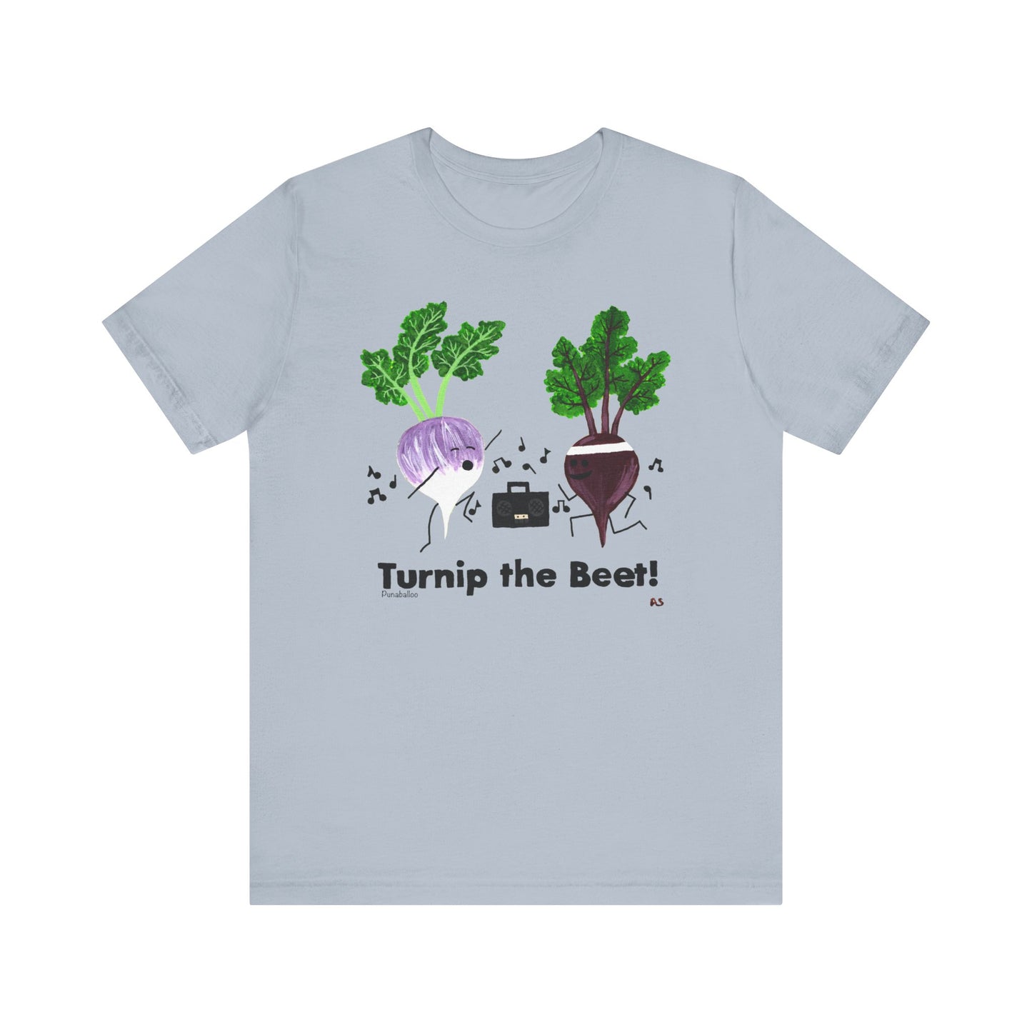 Turnip The Beet Adult Unisex Music Pun T-Shirt - Punaballoo