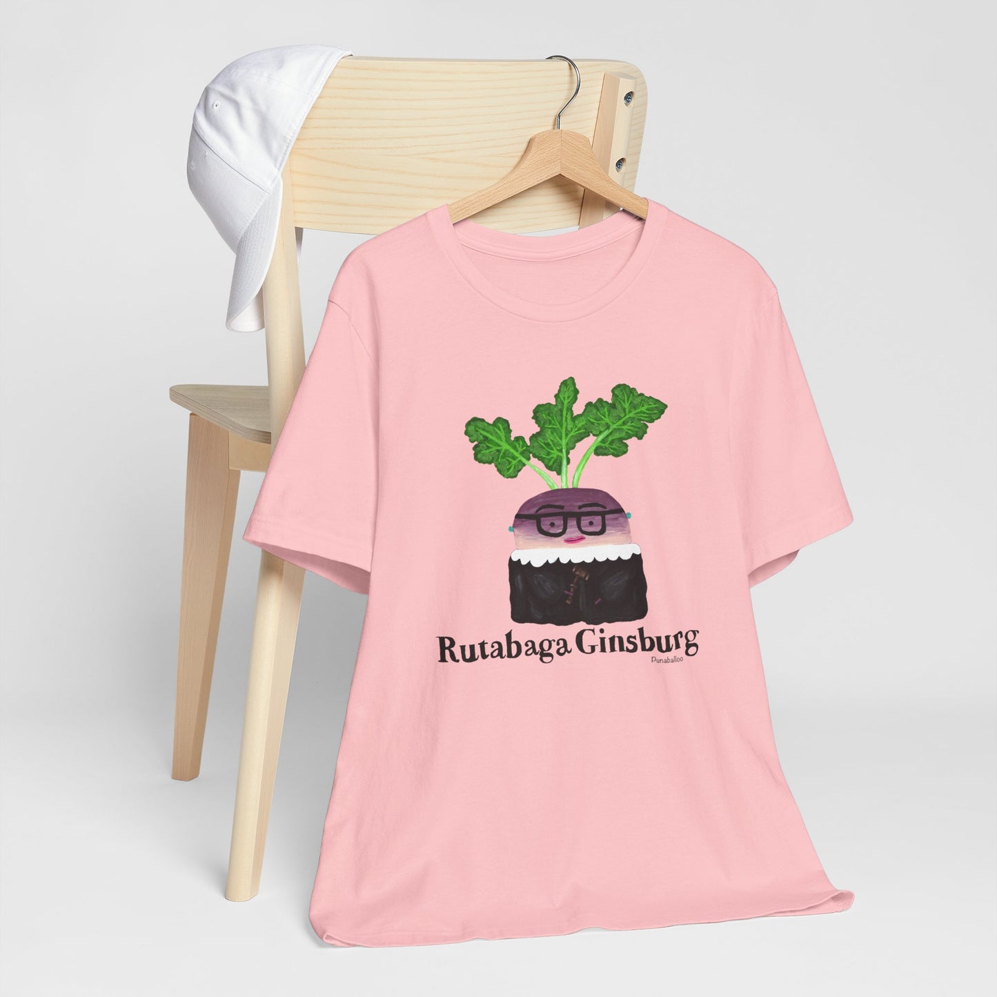 Rutabaga Ginsburg Adult Unisex Ruth Bader Ginsburg Pun T-Shirt - Punaballoo