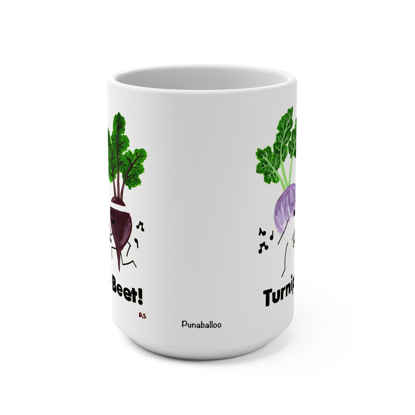 Turnip The Beet 15oz Mug - Punaballoo