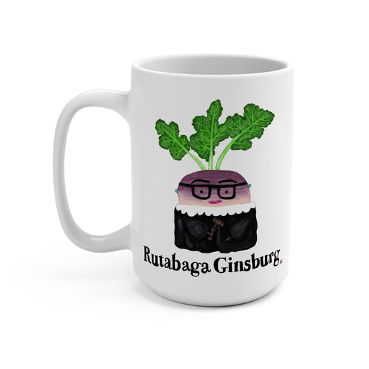 Rutabaga Ginsburg 15oz Ruth Bader Ginsburg Mug - Punaballoo