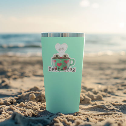 Best-Teas Best Friend Sticker – 3″ Vinyl, Weatherproof & Matte, Tea-Powered Friendship