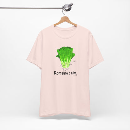 Romaine Calm Adult Unisex Lettuce Pun T-Shirt - Punaballoo