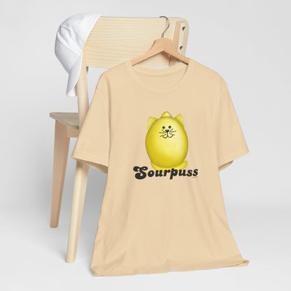 Sourpuss Adult Unisex Lemon Pun T-Shirt - Punaballoo