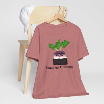 Rutabaga Ginsburg Adult Unisex Ruth Bader Ginsburg Pun T-Shirt - Punaballoo