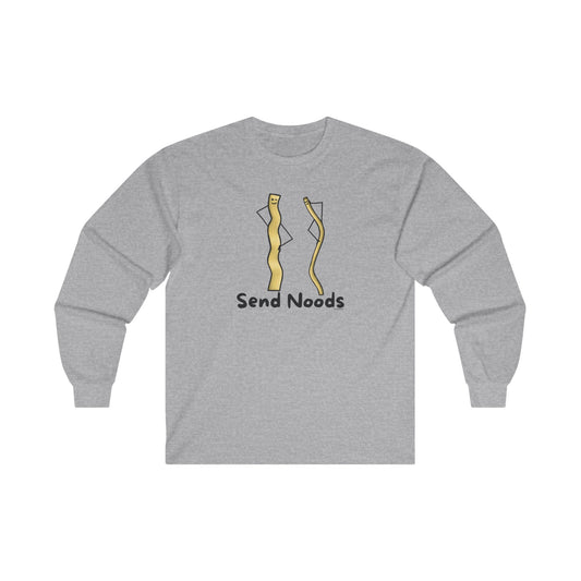 Send Noods Adult Long Sleeve Tee - Pasta Lover Gift - Unisex