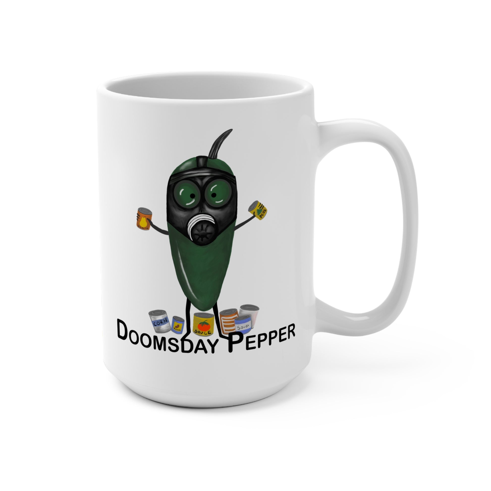 Doomsday Pepper 15oz Pepper Pun Mug - Punaballoo