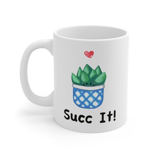 Succ It 11oz Succulent Pun Mug - Punaballoo