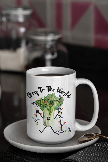 Joy To The World 15oz Christmas Pun Mug