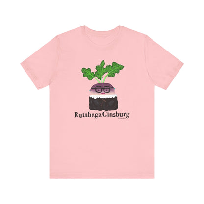 Rutabaga Ginsburg Adult Unisex Ruth Bader Ginsburg Pun T-Shirt - Punaballoo