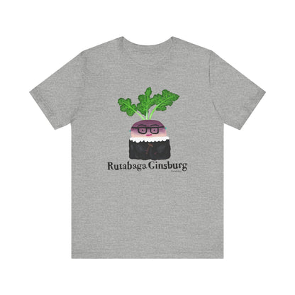 Rutabaga Ginsburg Adult Unisex Ruth Bader Ginsburg Pun T-Shirt - Punaballoo