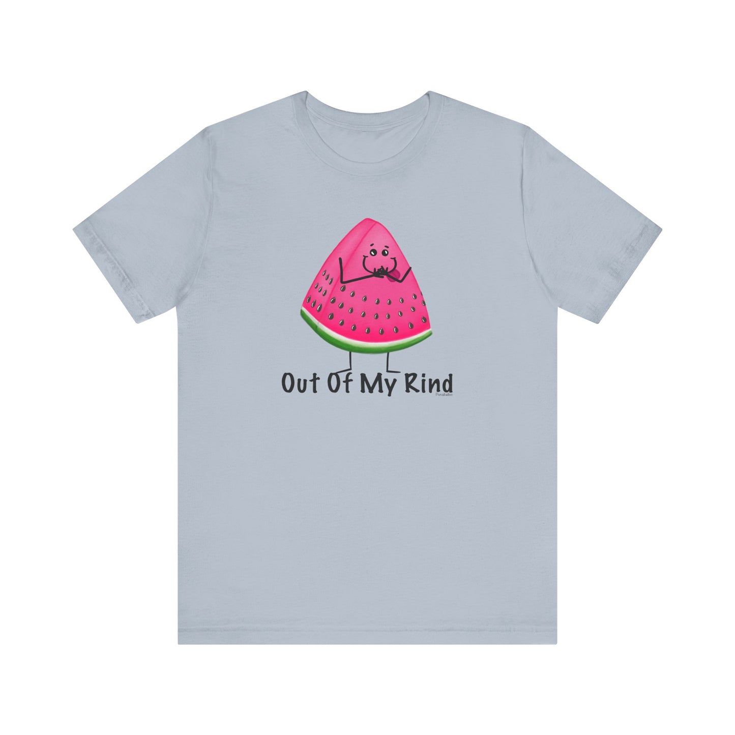 Out Of My Rind Adult Unisex Watermelon Pun Shirt - Punaballoo