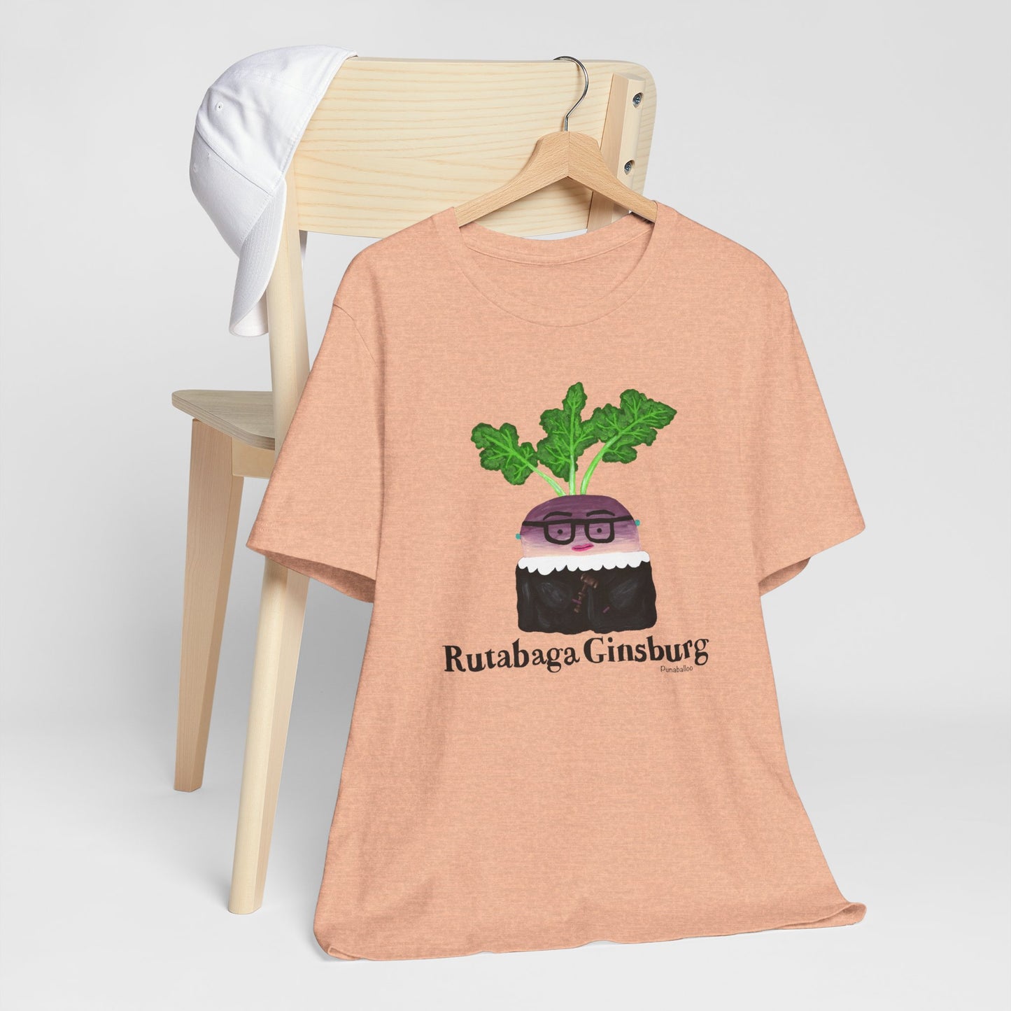 Rutabaga Ginsburg Adult Unisex Ruth Bader Ginsburg Pun T-Shirt - Punaballoo