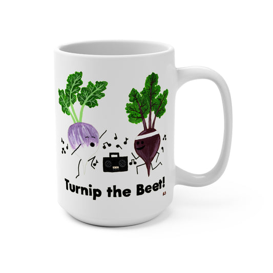 Turnip The Beet 15oz Mug - Punaballoo