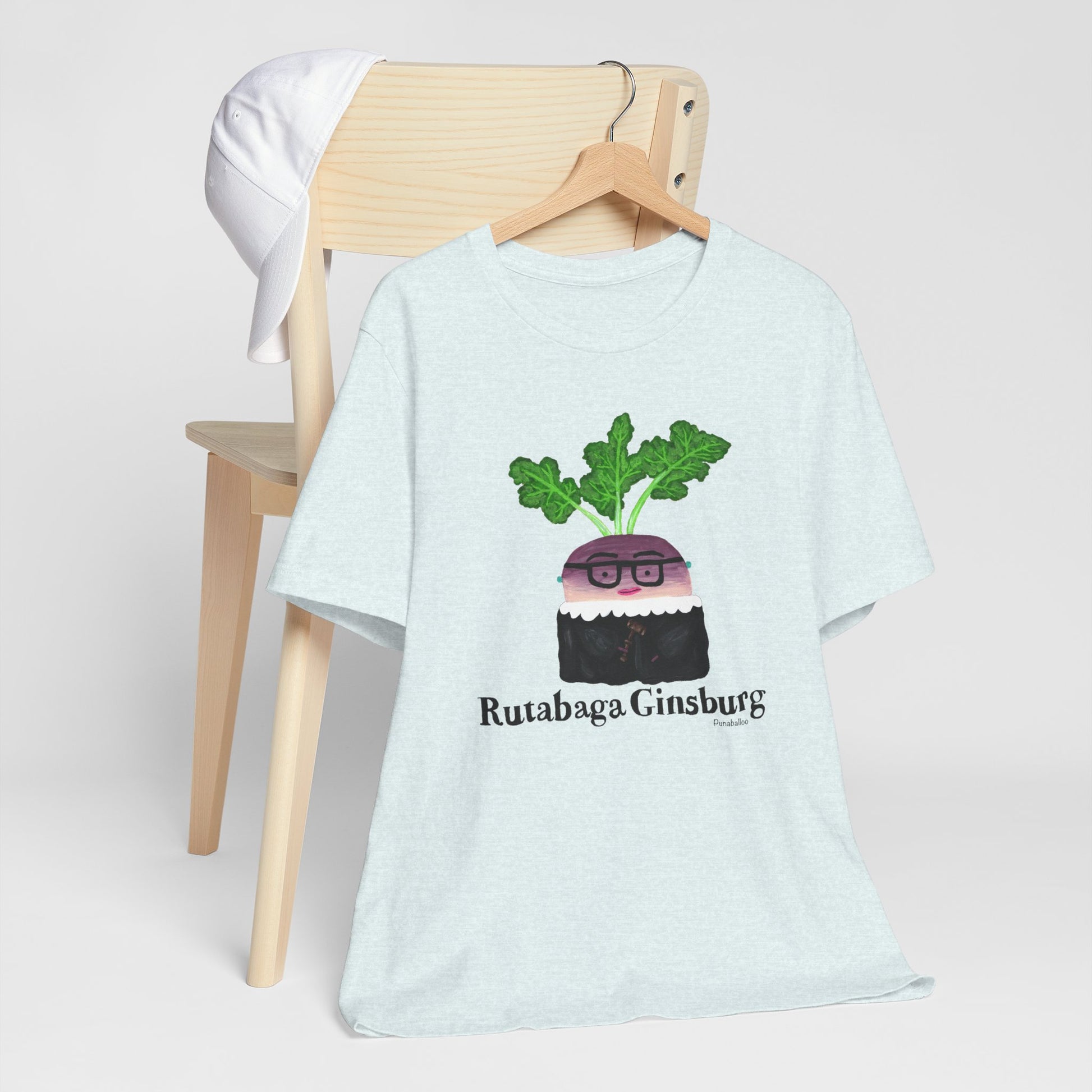 Rutabaga Ginsburg Adult Unisex Ruth Bader Ginsburg Pun T-Shirt - Punaballoo