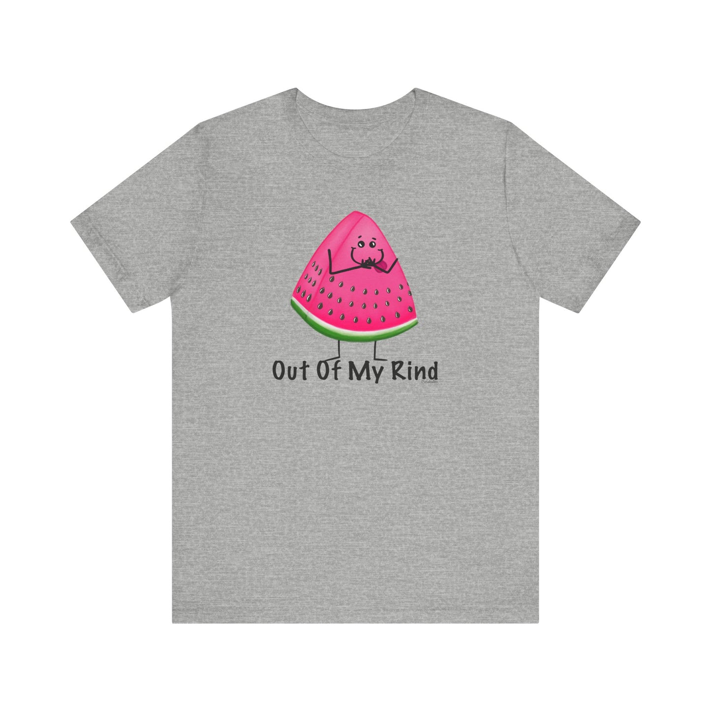 Out Of My Rind Adult Unisex Watermelon Pun Shirt - Punaballoo