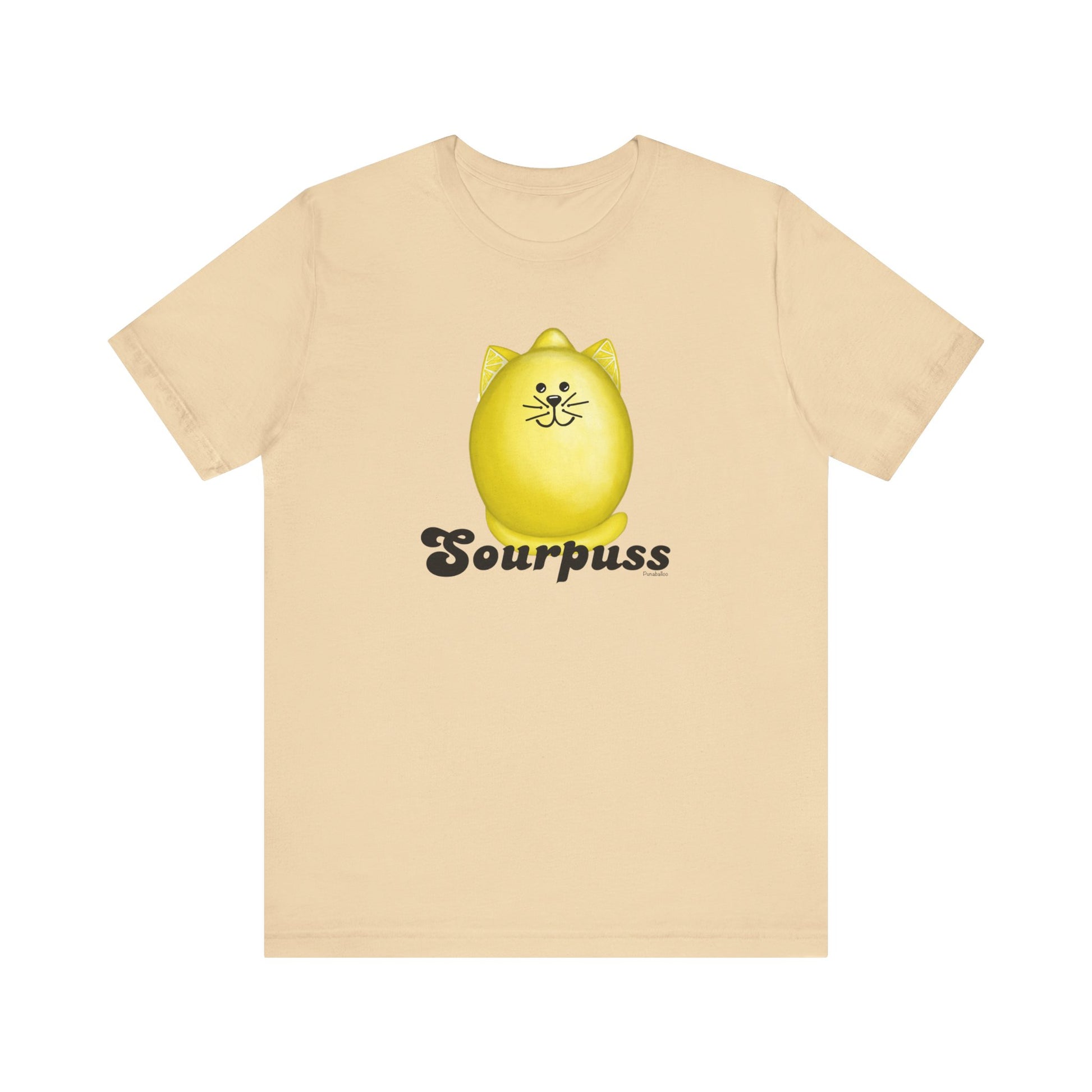 Sourpuss Adult Unisex Lemon Pun T-Shirt - Punaballoo