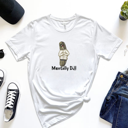 Funny Pickle Pun Unisex Tee - Foodie Mental Health Jokes Shirt - Punaballoo