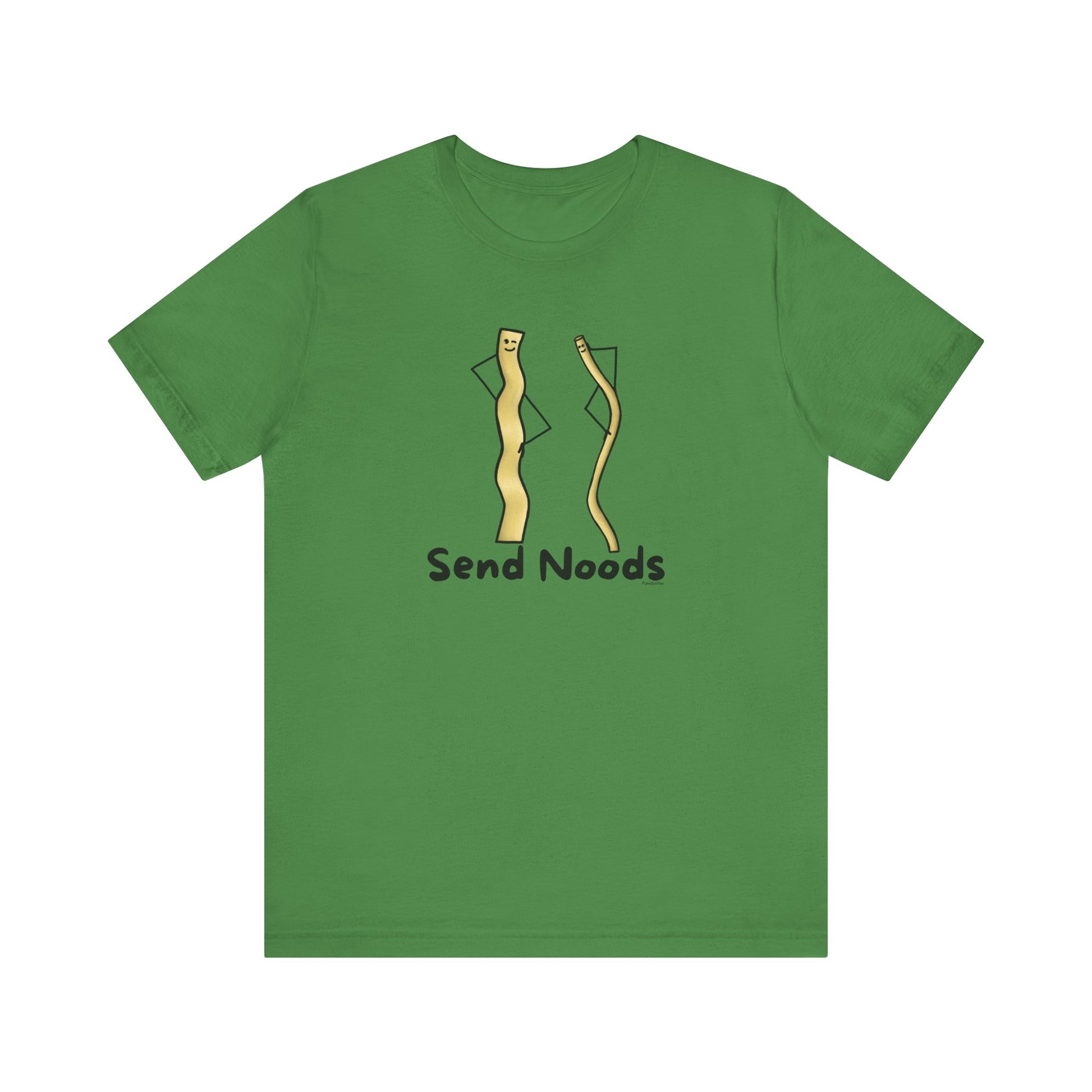 Send Noods Adult Unisex Pasta Pun T-Shirt - Punaballoo