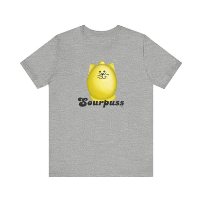 Sourpuss Adult Unisex Lemon Pun T-Shirt - Punaballoo