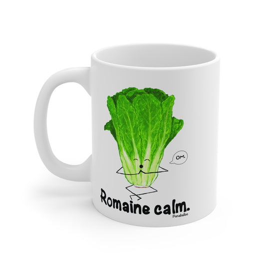 Romiane Calm 11oz Lettuce Pun Mug - Punaballoo