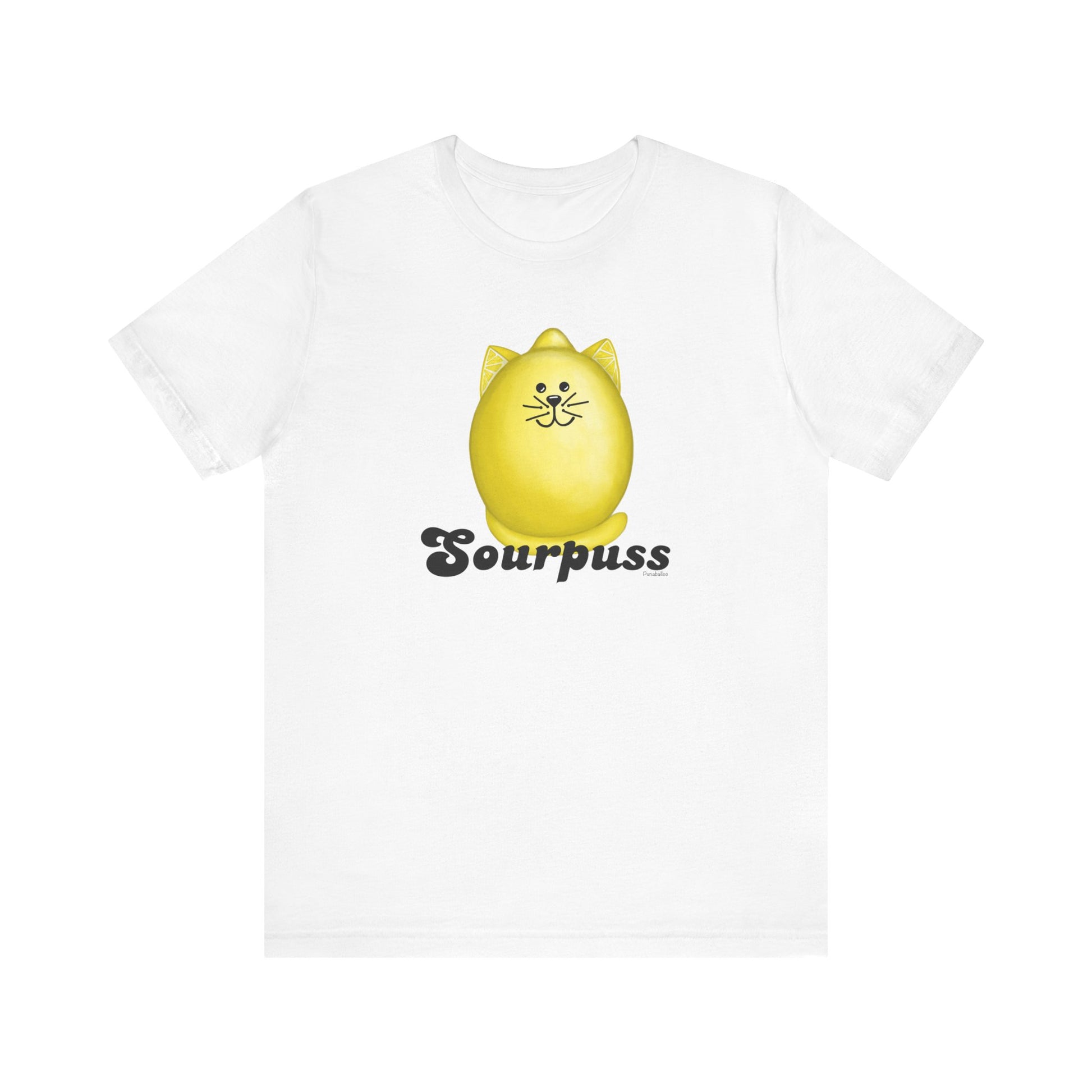 Sourpuss Adult Unisex Lemon Pun T-Shirt - Punaballoo