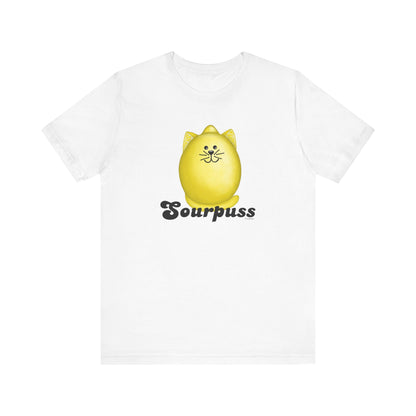 Sourpuss Adult Unisex Lemon Pun T-Shirt - Punaballoo