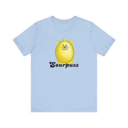 Sourpuss Adult Unisex Lemon Pun T-Shirt - Punaballoo