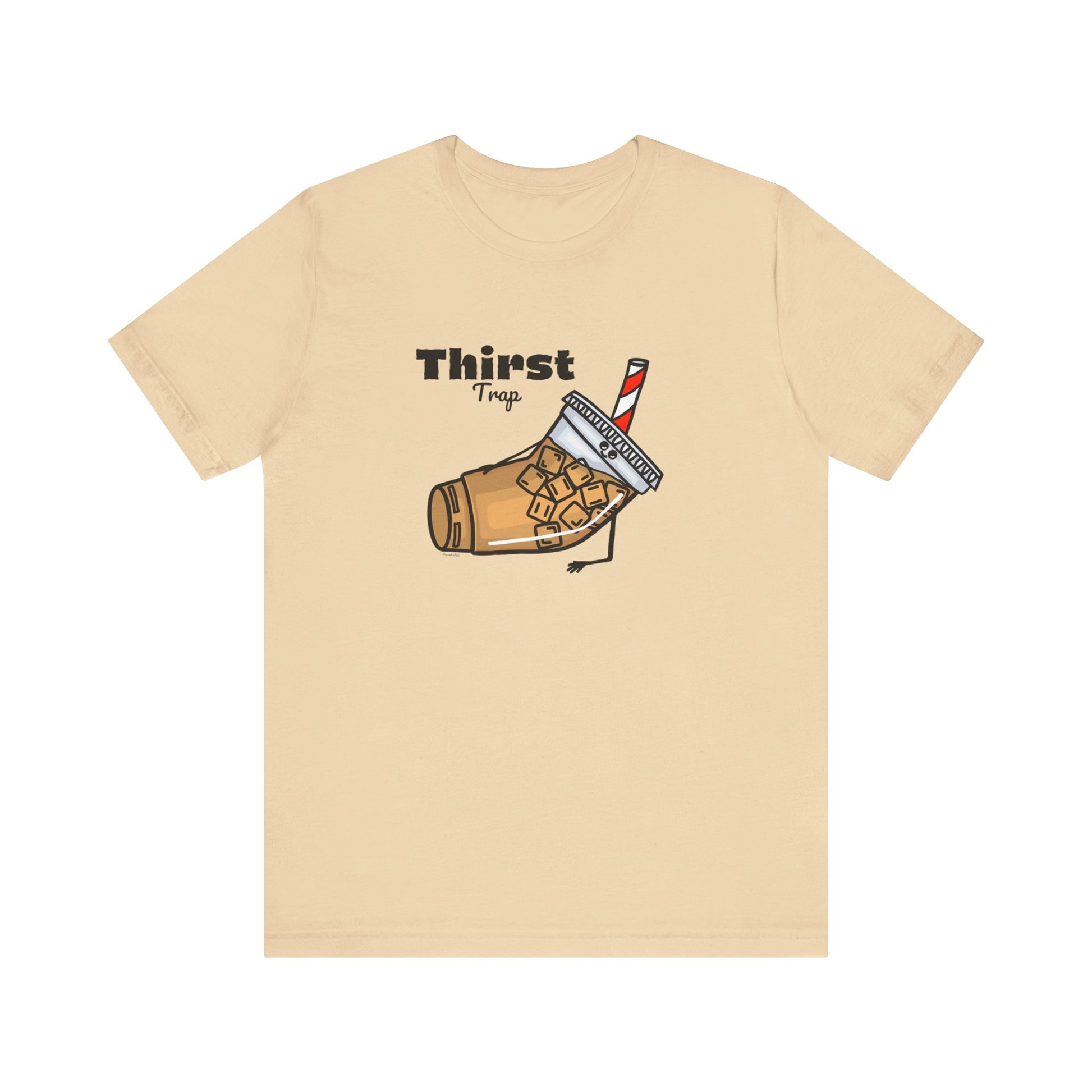 Thirst Trap Adult Unisex Iced Coffee Pun Shirt - Punaballoo