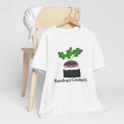 Rutabaga Ginsburg Adult Unisex Ruth Bader Ginsburg Pun T-Shirt - Punaballoo