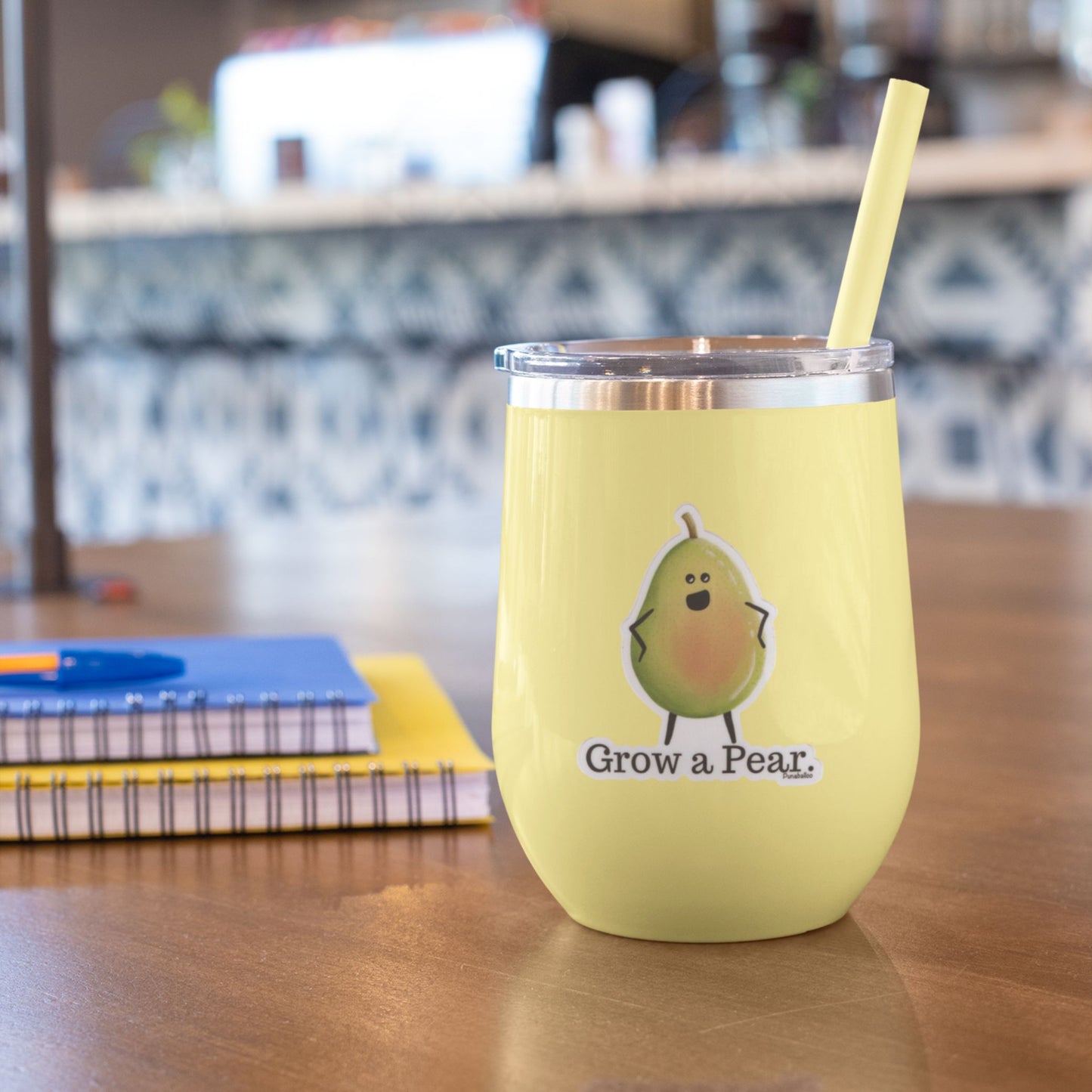 Grow a Pear Vinyl Sticker – 3″ Weatherproof Pear Pun, Humor & Sass