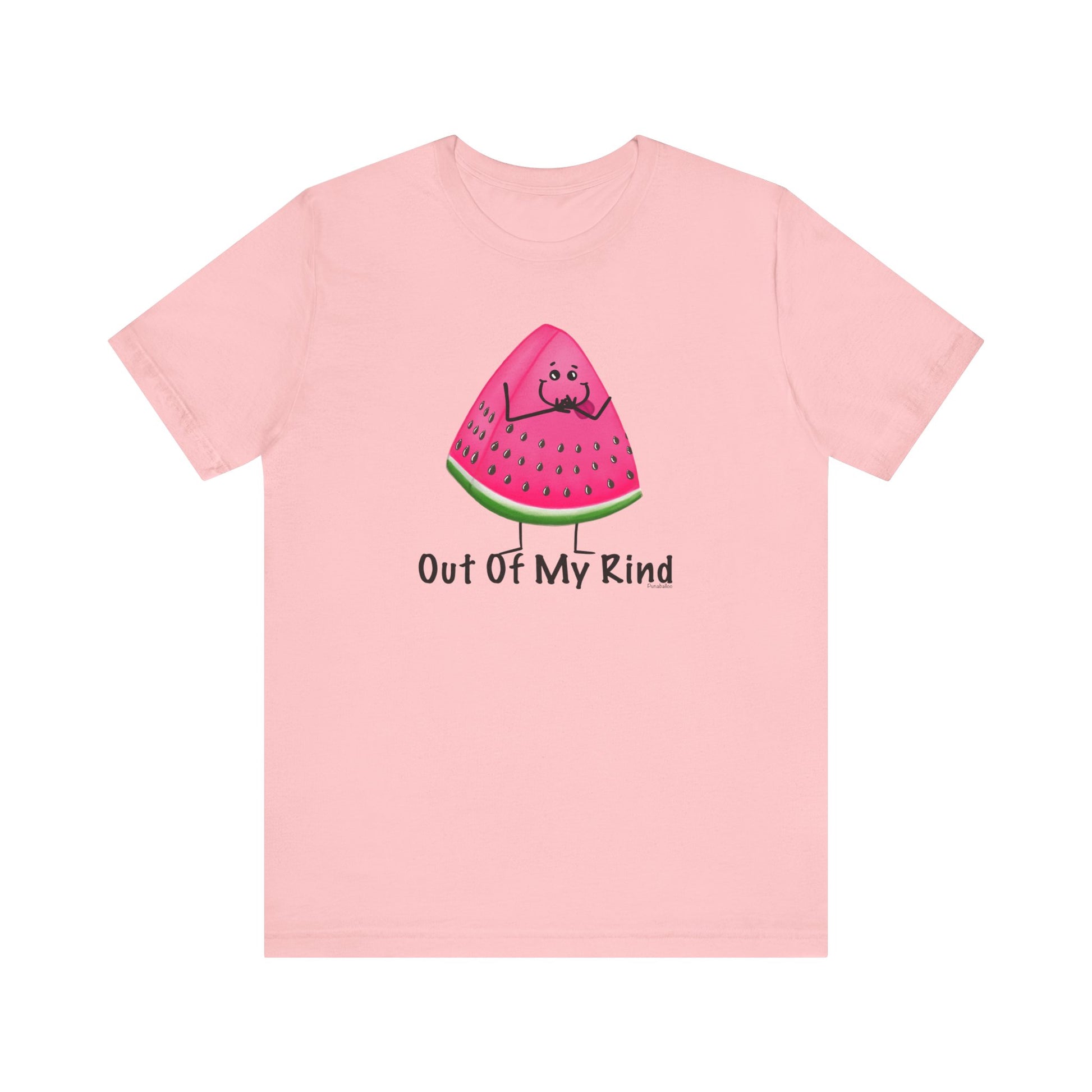 Out Of My Rind Adult Unisex Watermelon Pun Shirt - Punaballoo