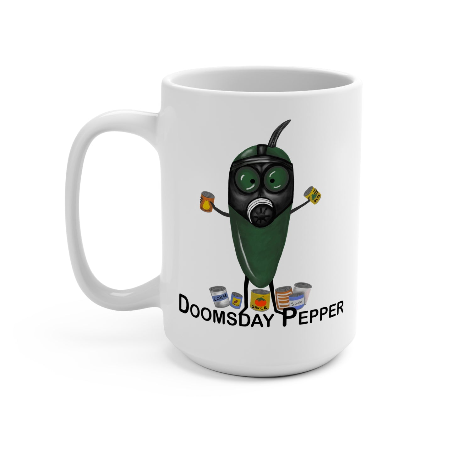 Doomsday Pepper 15oz Pepper Pun Mug - Punaballoo