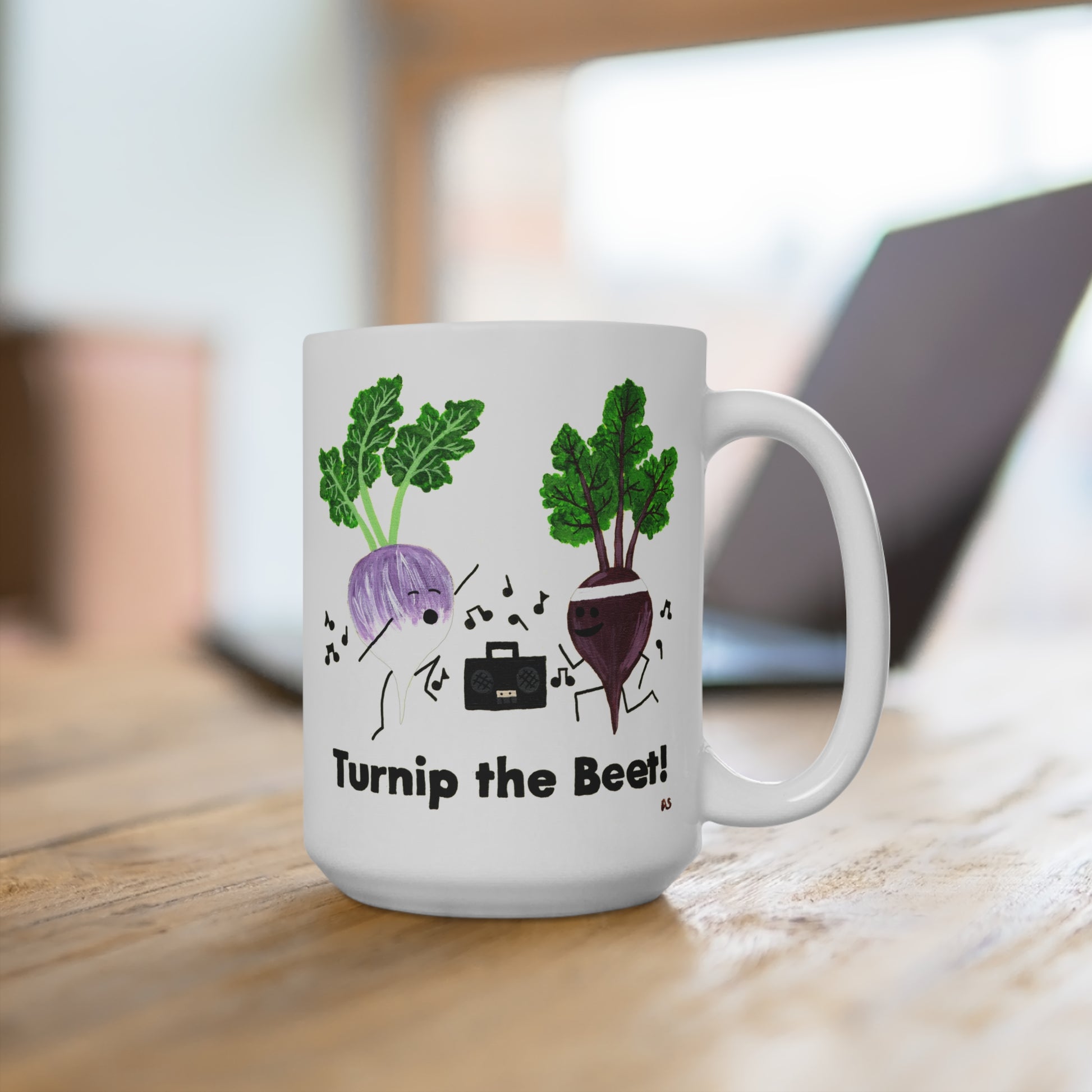 Turnip The Beet 15oz Mug - Punaballoo