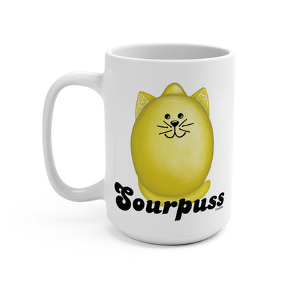 Sourpuss 15oz Lemon Pun Mug - Punaballoo