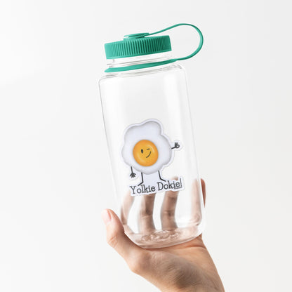 Yolkie Dokie Waterproof Egg Pun Sticker – 3″ Durable Vinyl, Weatherproof & Dishwasher Safe (Perfect for Laptops, Bottles, Cars) - Punaballoo