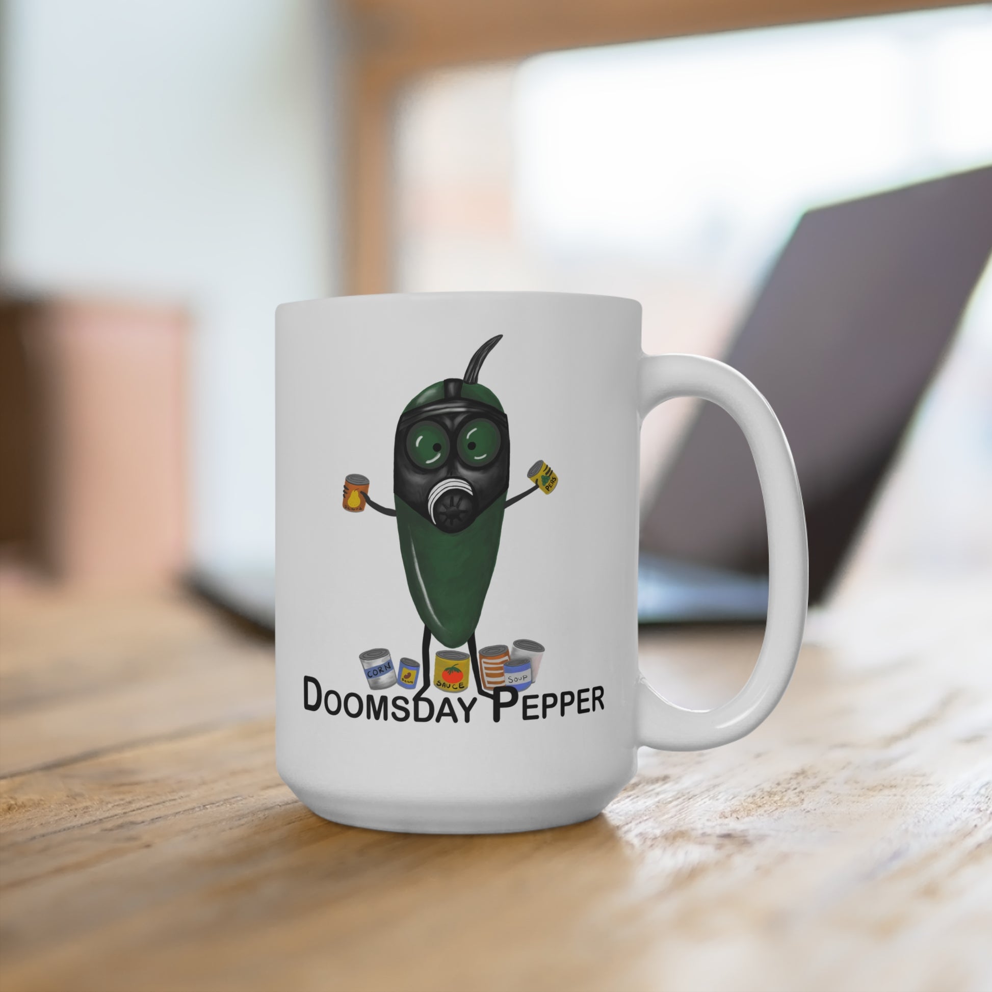 Doomsday Pepper 15oz Pepper Pun Mug - Punaballoo