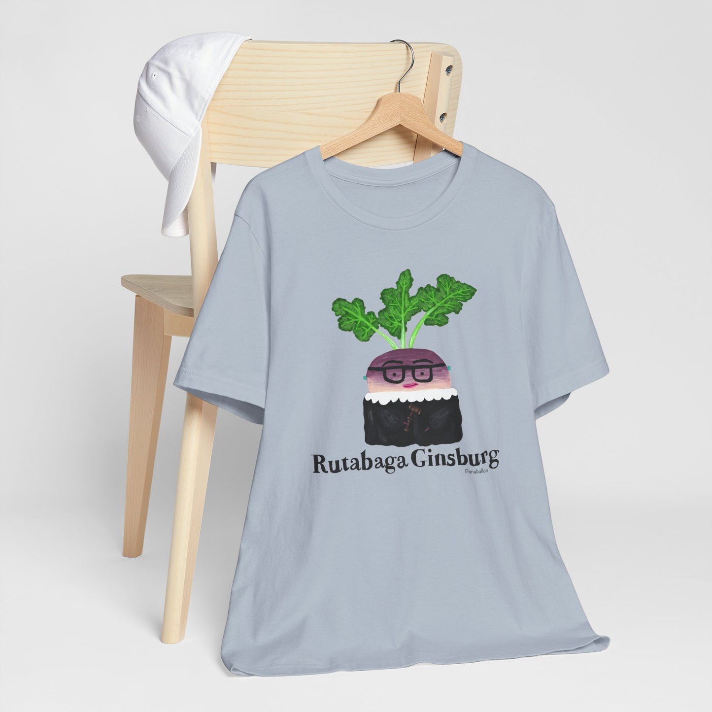 Rutabaga Ginsburg Adult Unisex Ruth Bader Ginsburg Pun T-Shirt - Punaballoo