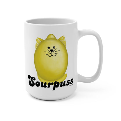 Sourpuss 15oz Lemon Pun Mug - Punaballoo