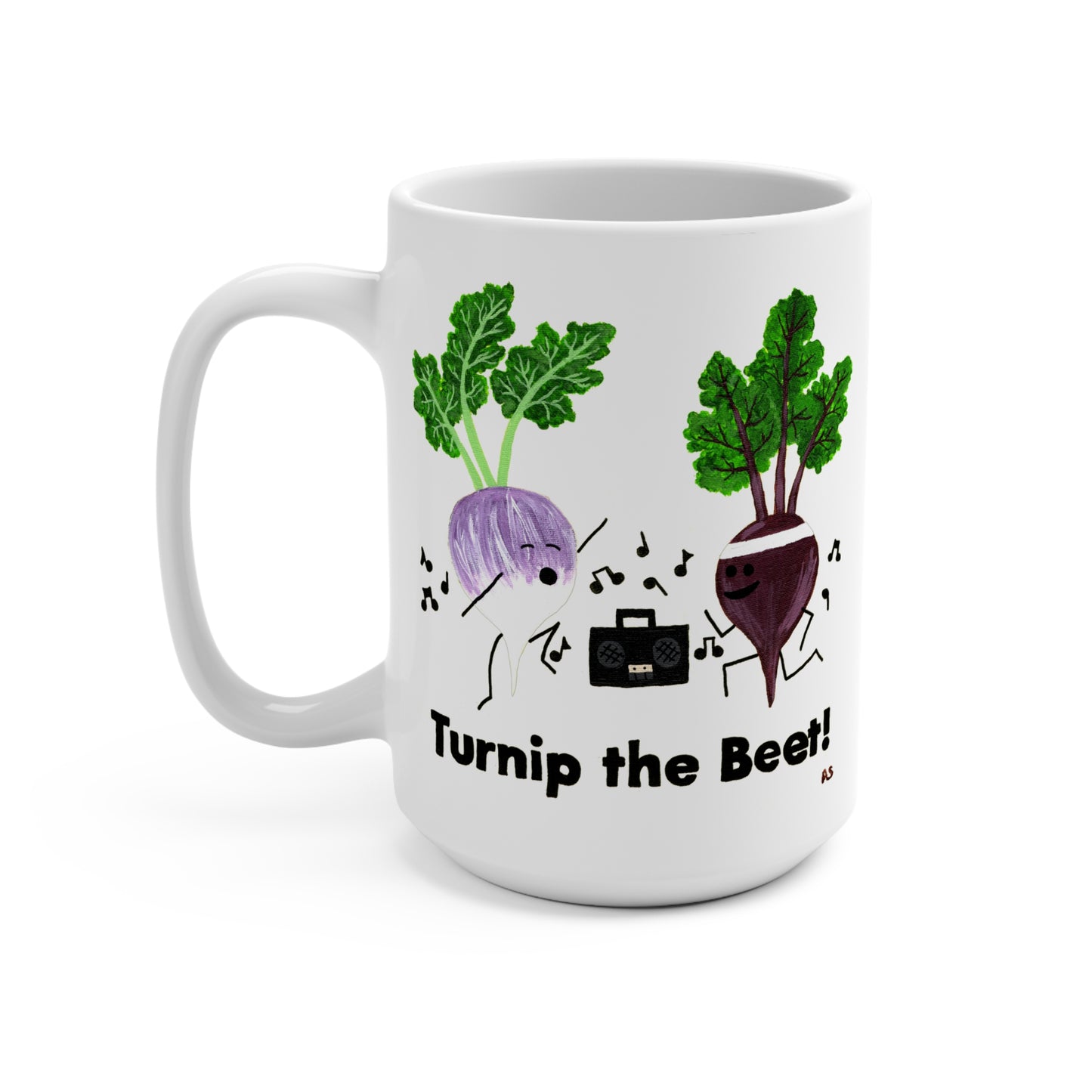 Turnip The Beet 15oz Mug - Punaballoo