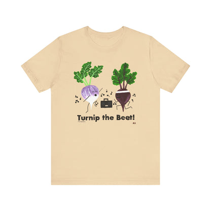 Turnip The Beet Adult Unisex Music Pun T-Shirt - Punaballoo